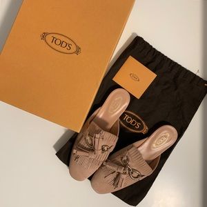 Tod’s Ballerina Cuoio slide loafer